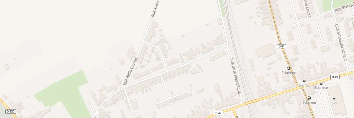Plan du 86 Rue de la République à Rœulx