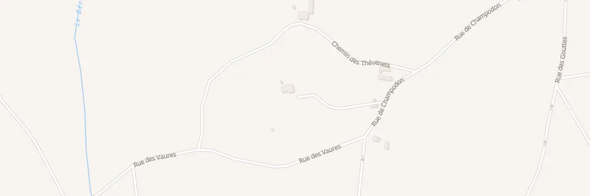 Plan du 3 Rue de Champodon à Espinasse-Vozelle