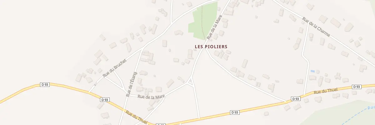 Plan du 5 Rue de la Mare les Pioliers à Villeneuve-les-Cerfs