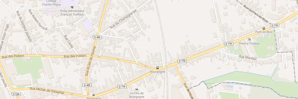 Plan du 100 Rue de Bourgogne à Moulins