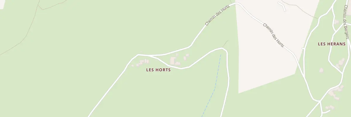 Plan du 5190 Les Horts à Gatuzières