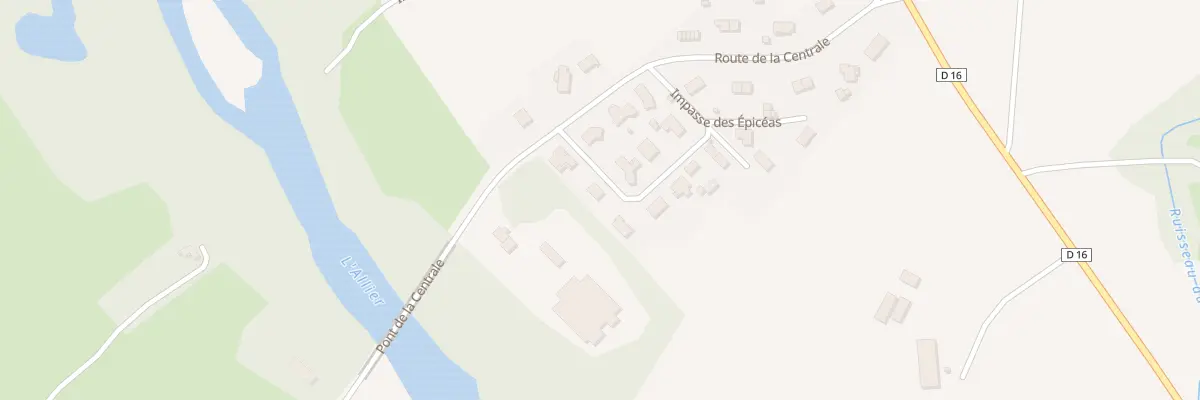 Plan du 4 Rue du Parc à Vézézoux
