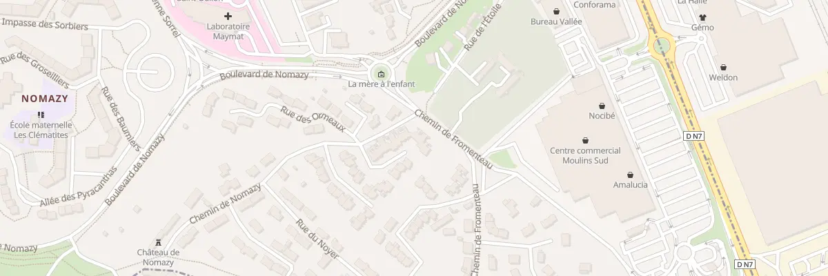 Plan du 35 Che de Nomazy à Moulins
