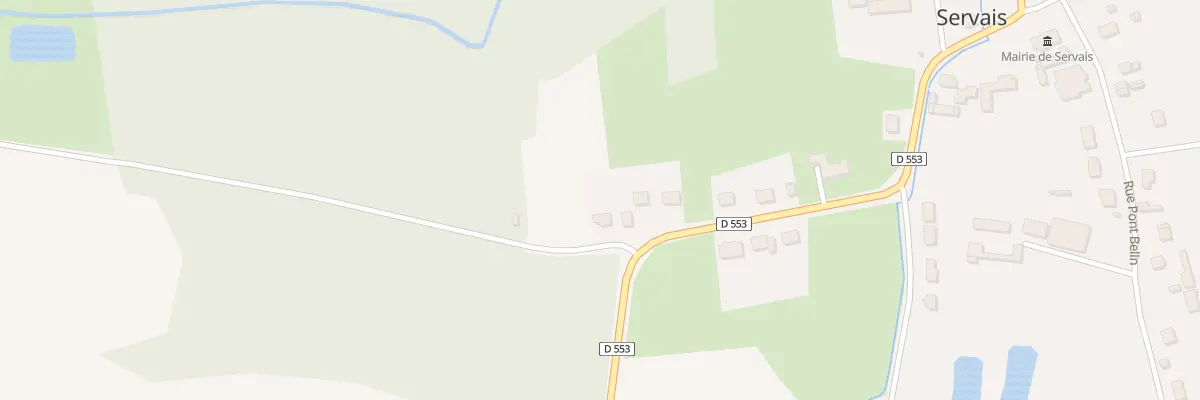 Plan du 20 Rue du Château à Servais