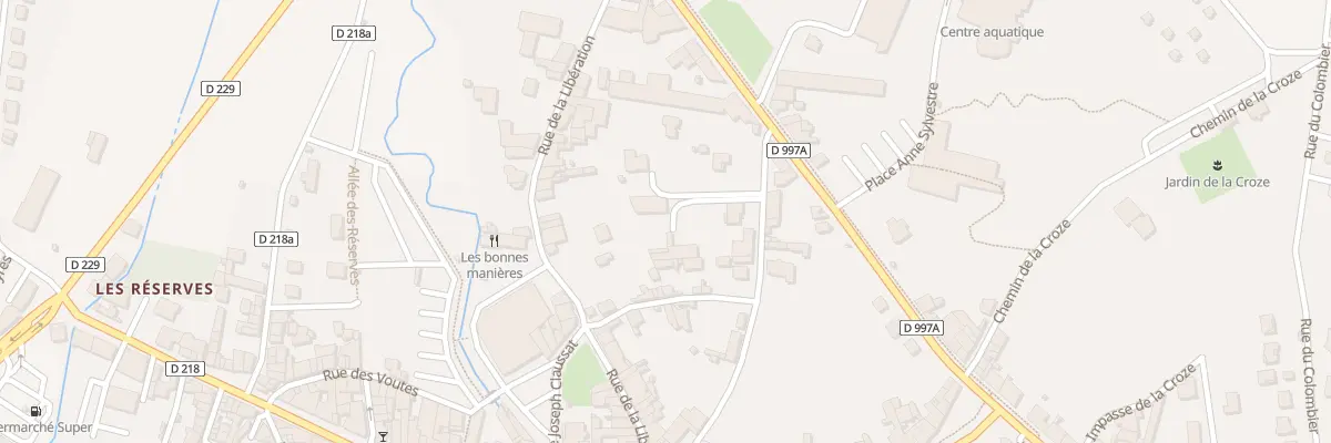 Plan du 7C Rue Clapier à Billom