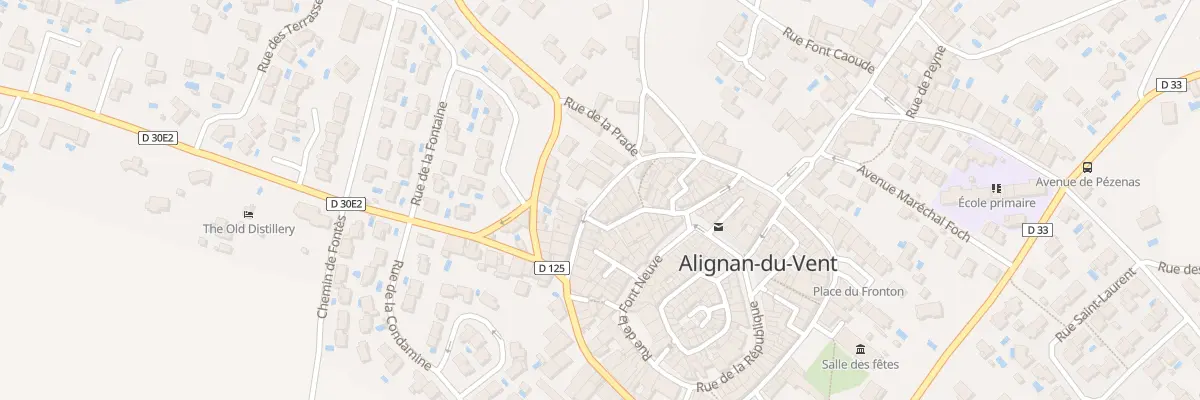 Plan du 26 Rue de la Brèche à Alignan-du-Vent