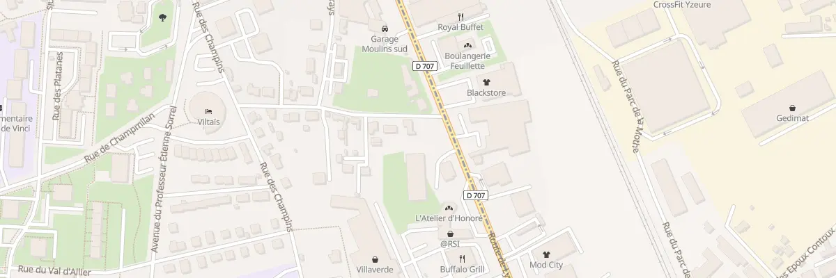 Plan du 31 Rue Jacques Pligot à Moulins