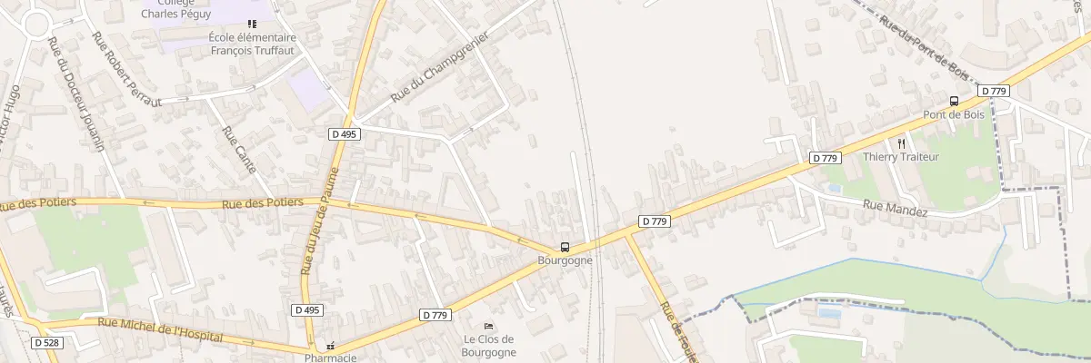 Plan du 102 Rue de Bourgogne à Moulins