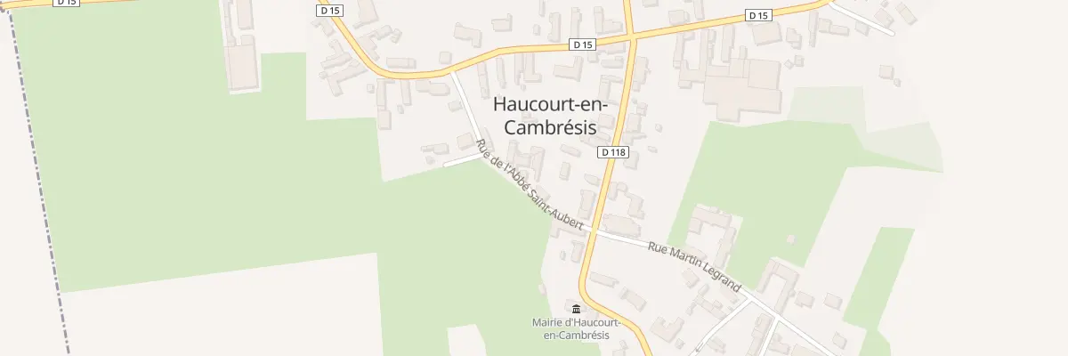 Plan du 4 Rue de l’Abbé Saint-aubert à Haucourt-en-Cambrésis