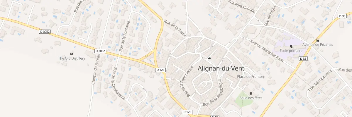Plan du 23 Rue de la Brèche à Alignan-du-Vent