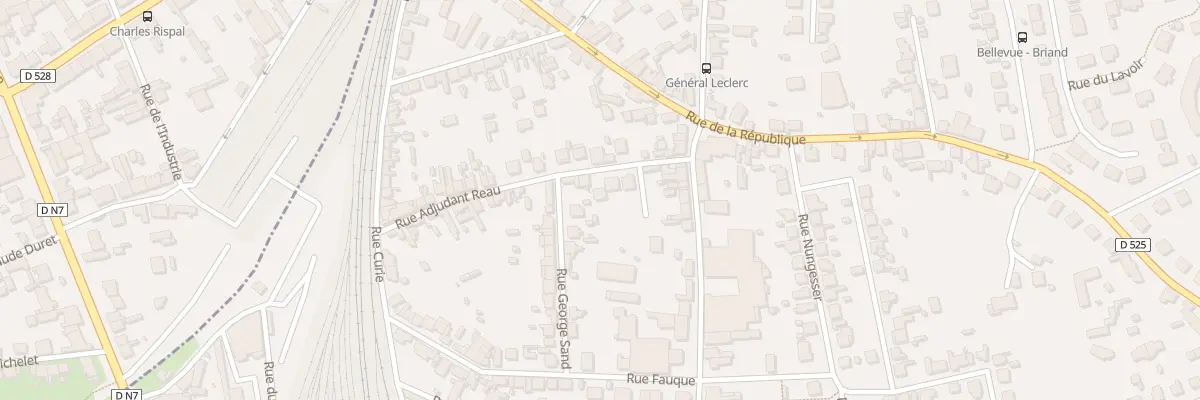 Plan du 24 Rue Adjudant Reau à Yzeure