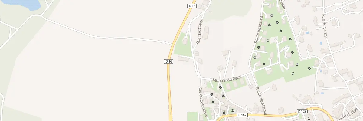 Plan du 15 Rue du Colombier à Vézézoux