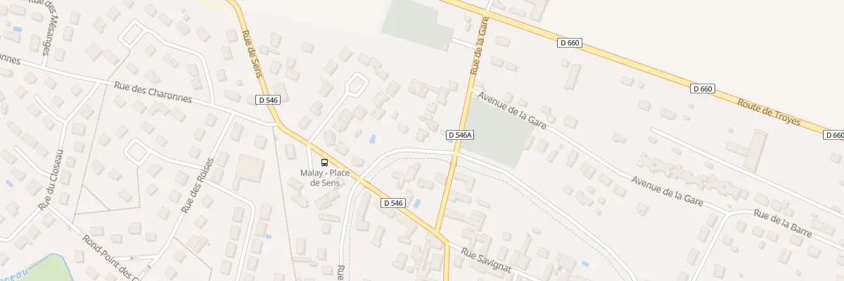 Plan du 3 Rue de la Gare à Malay-le-Grand