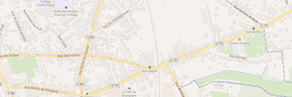 Plan du 106 Rue de Bourgogne à Moulins