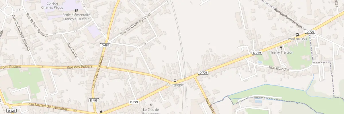 Plan du 108 Rue de Bourgogne à Moulins