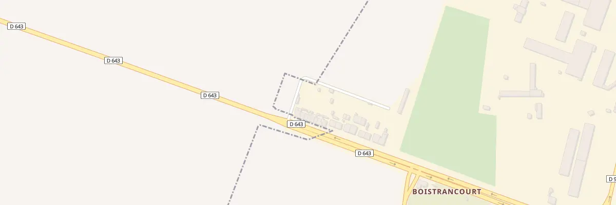 Plan du 72 Ham de Boistrancourt à Carnières