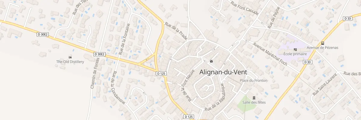 Plan du 19 Rue de la Brèche à Alignan-du-Vent