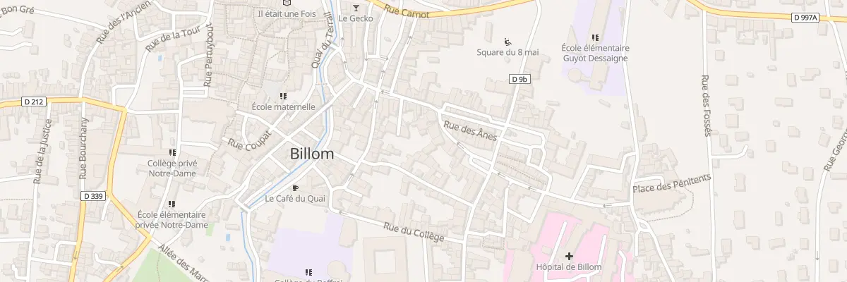 Plan du 6 Pl du Chanvre à Billom