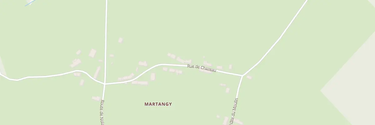 Plan du 13 Rue de Chazeau à Nolay