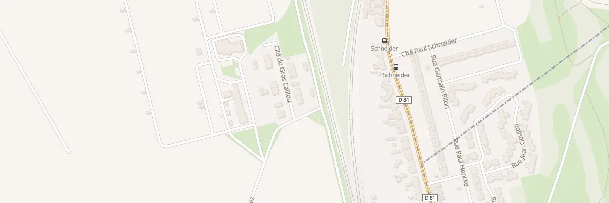Plan du 2 Vc Poste du Gros Caillou à Rœulx