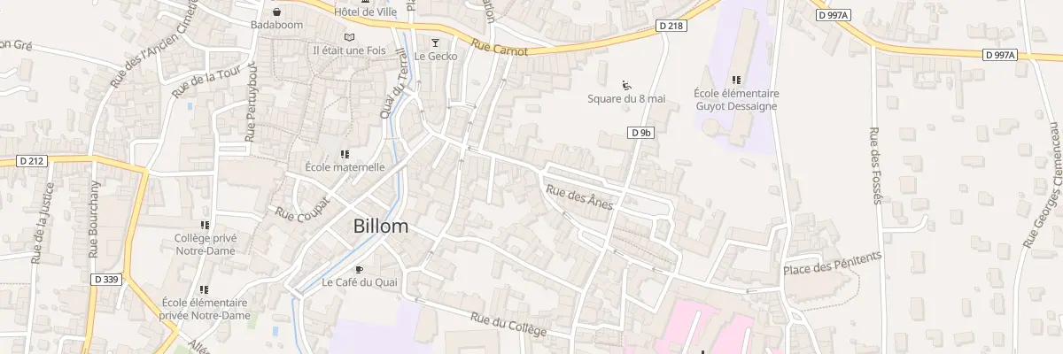 Plan du 2 Pl du Chanvre à Billom