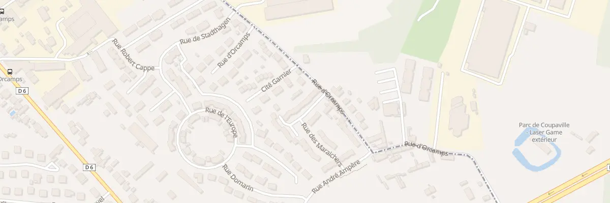 Plan du 5 Rue des Maraîchers à Belleu