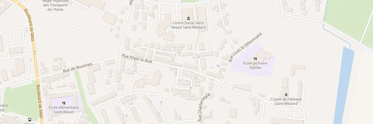 Plan du 27 Rue Pépin le Bref à Soissons