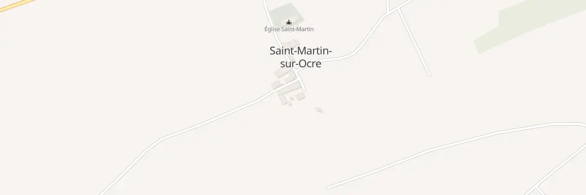 Plan du 14 Rue de St Martin St Martin Ocr au Val d’Ocre