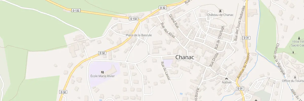 Plan du 5 Rue des Ecoles à Chanac