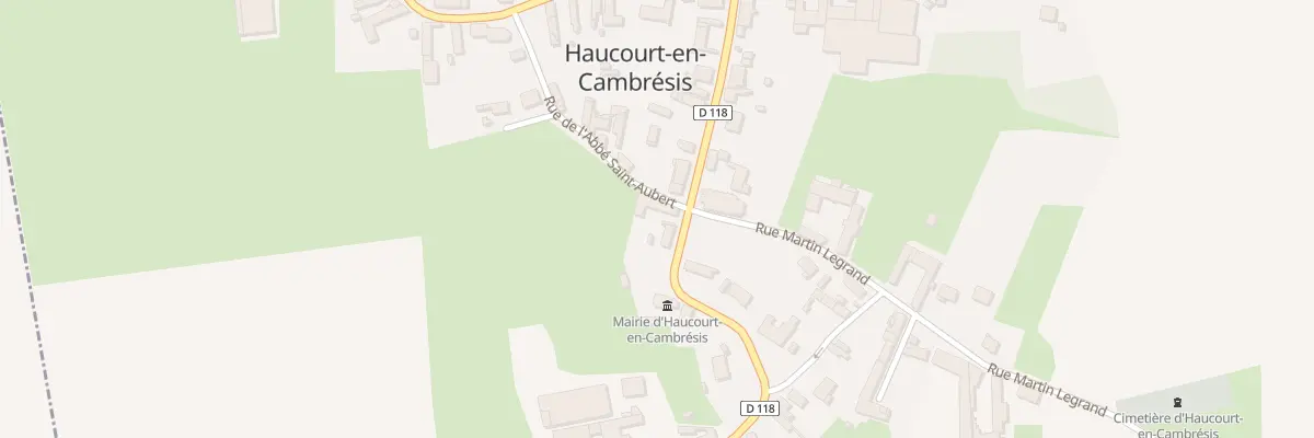Plan du 5 Rue du Onze Novembre à Haucourt-en-Cambrésis