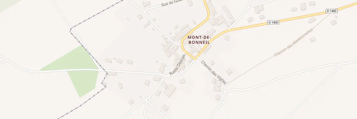 Plan du 1 Rte de Crogis à Bonneil