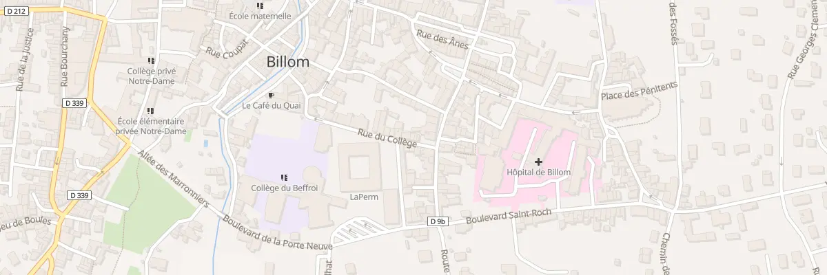 Plan du 19 Rue du Collège à Billom