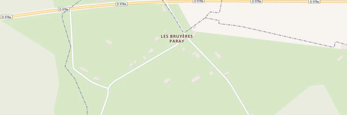 Plan du 50A Les Bruyeres Paray à Saint-Parize-en-Viry