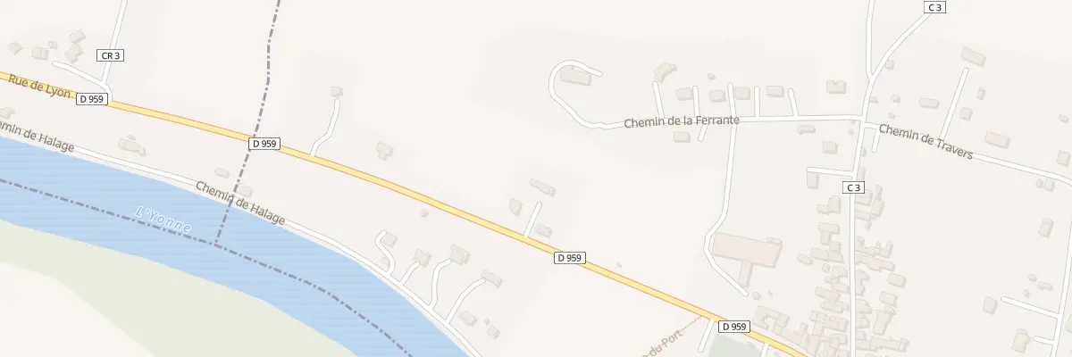 Plan du 100 Rte de Paris à Saint-Aubin-sur-Yonne