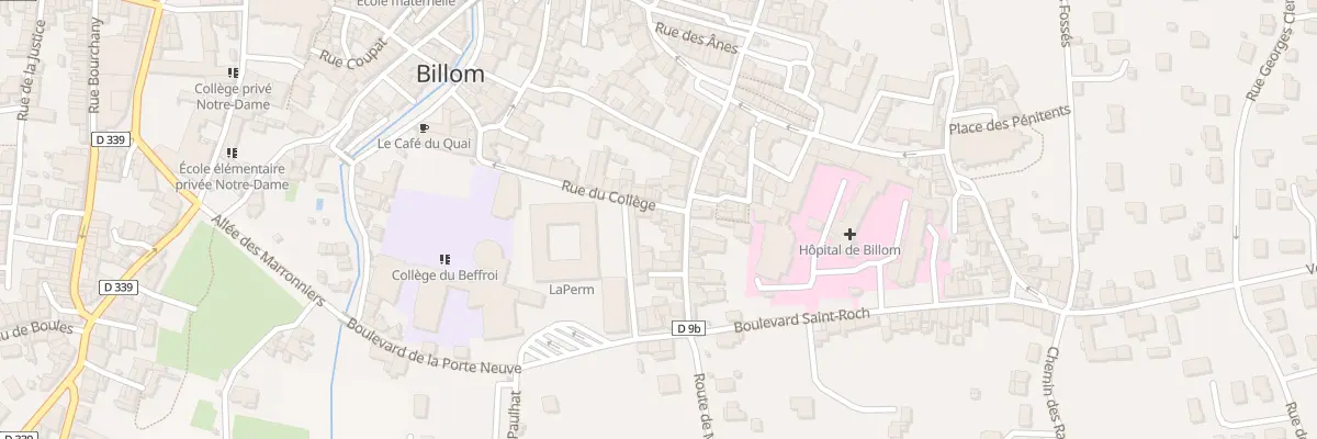 Plan du 8B Rue du Collège à Billom