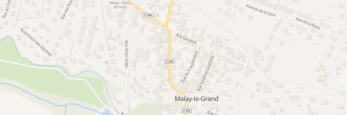 Plan du 28 Rue de la République à Malay-le-Grand