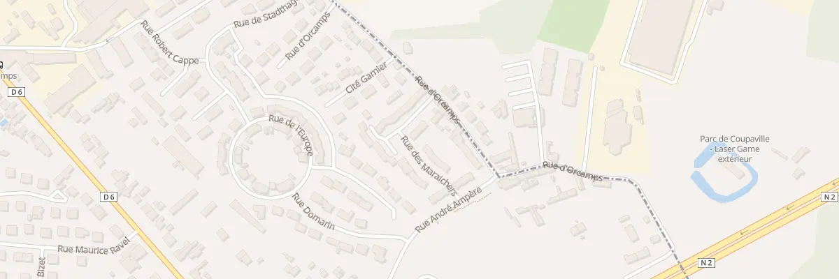 Plan du 4 Rue des Maraîchers à Belleu