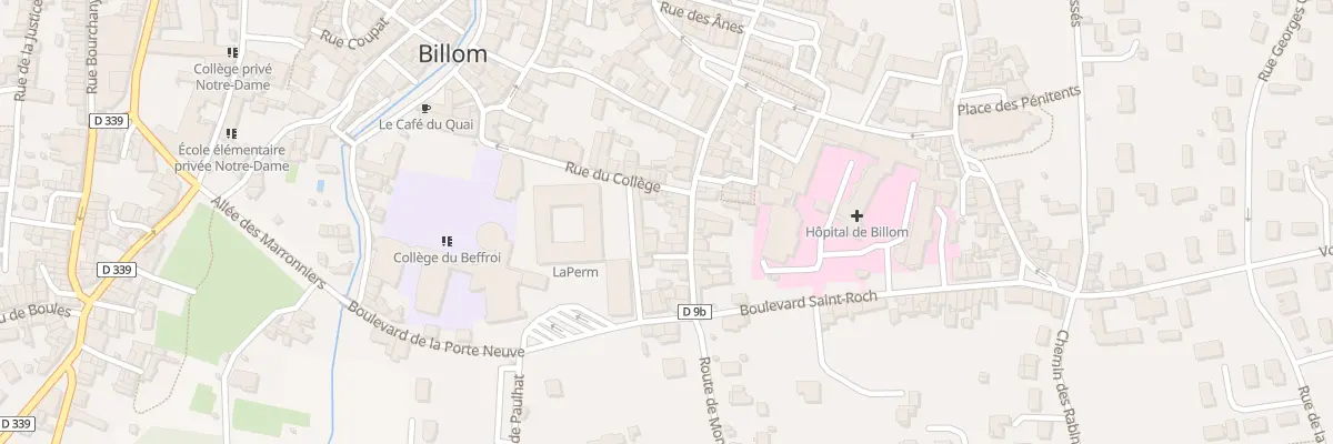 Plan du 14 Rue des Déportés à Billom