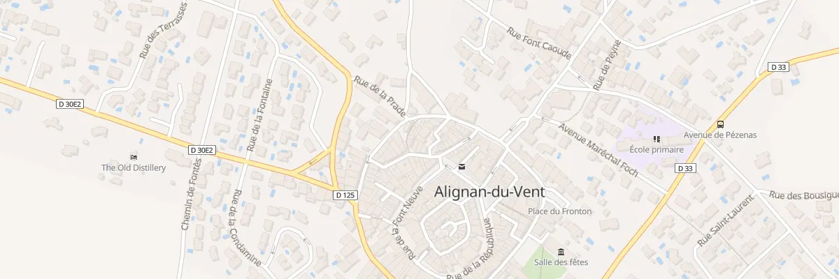 Plan du 4 Rue de la Brèche à Alignan-du-Vent