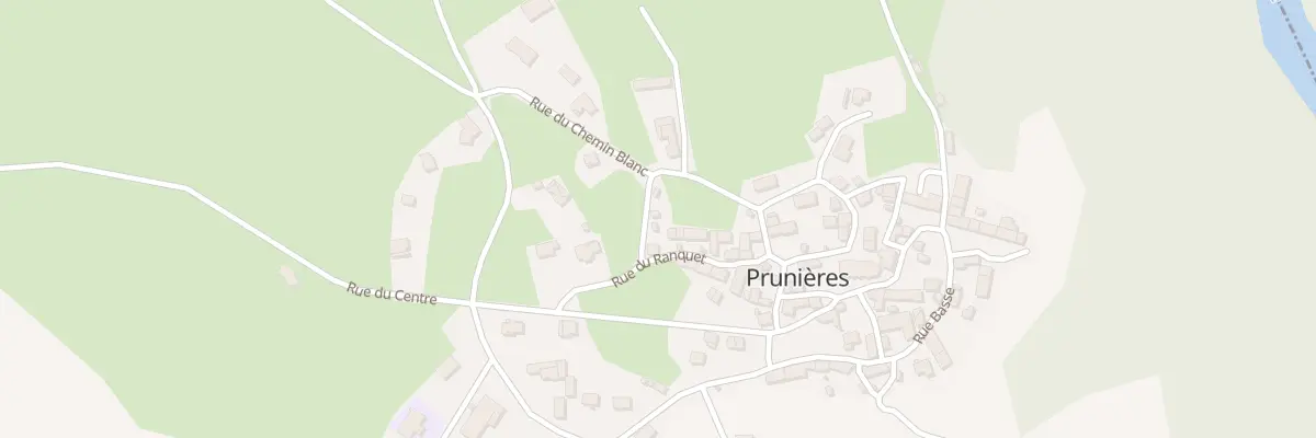 Plan du 5004 Prunieres à Prunières