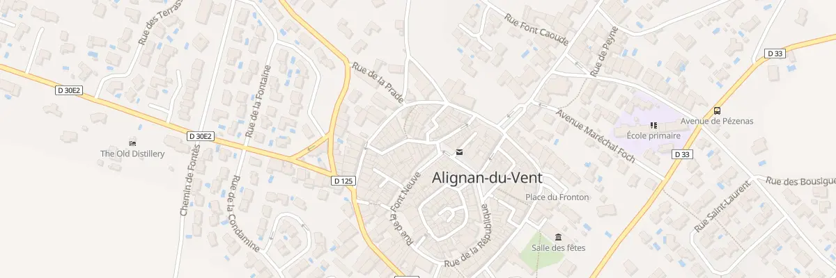 Plan du 5 Rue de la Brèche à Alignan-du-Vent