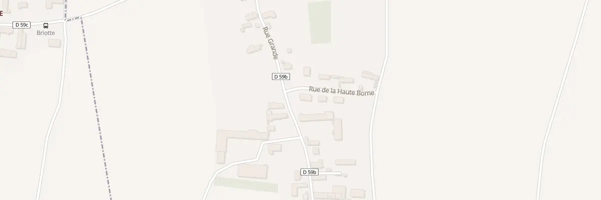 Plan du 2 Rue de la Hte Borne à Baby