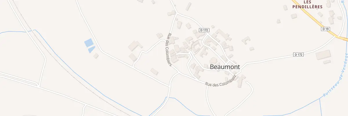 Plan du 5011 Le Bourg à Beaumont