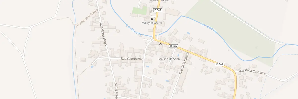 Plan du 231 Le Village à Malay-le-Grand