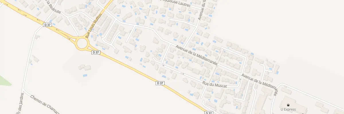 Plan du 25 Rue du Muscat à Portiragnes