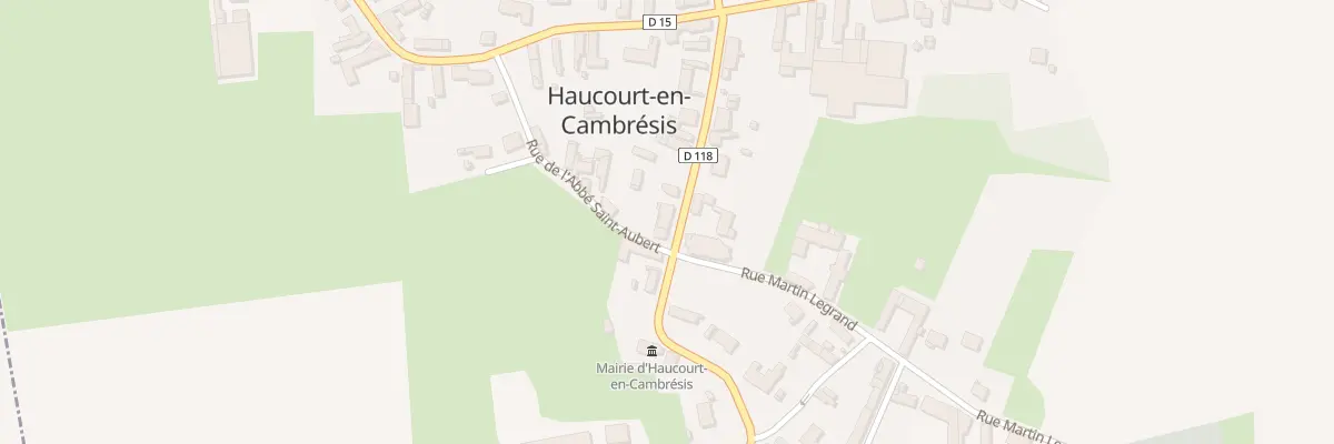 Plan du 7 Rue du Onze Novembre à Haucourt-en-Cambrésis