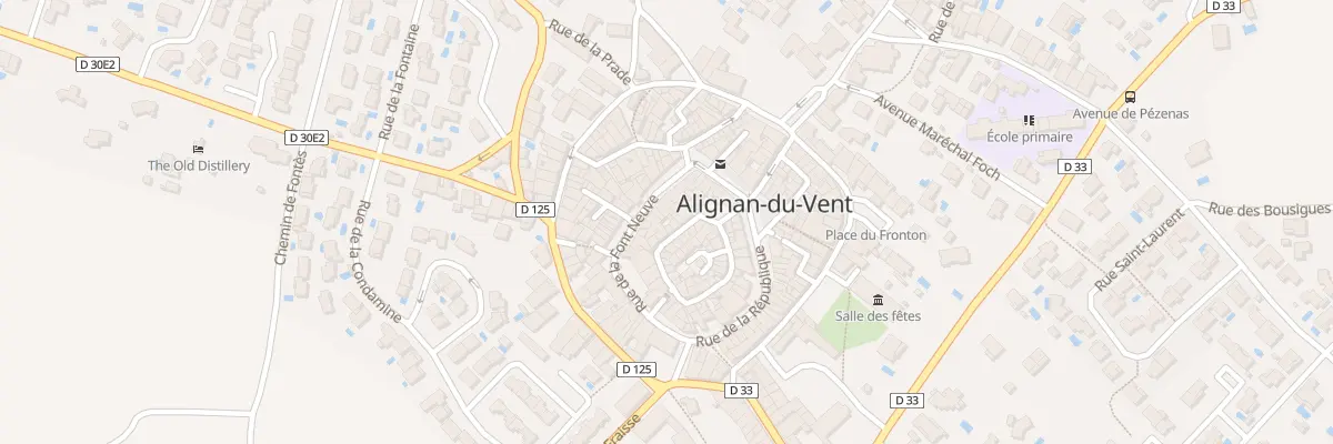 Plan du 39 Rue de la Ville à Alignan-du-Vent