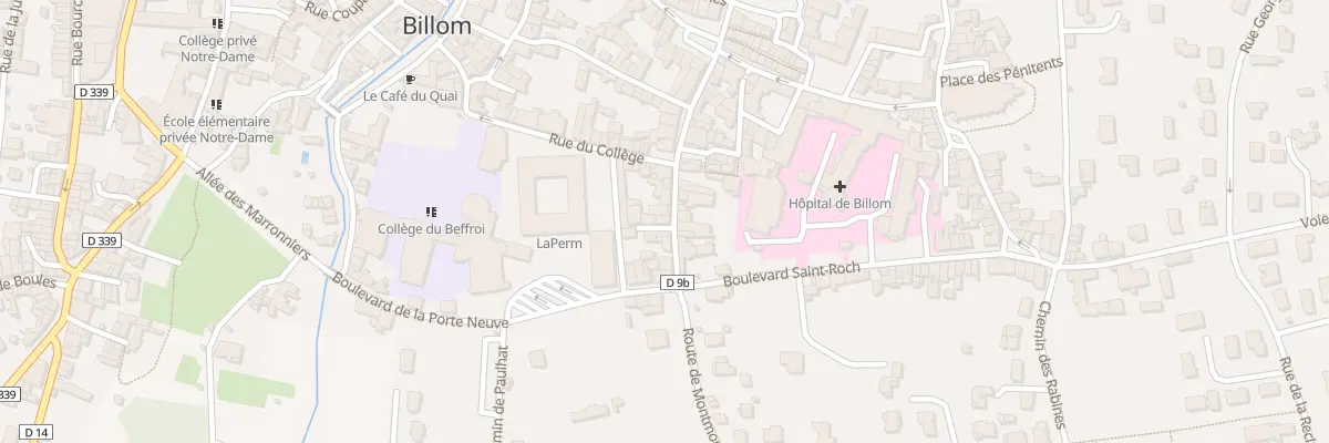 Plan du 16 Rue des Déportés à Billom