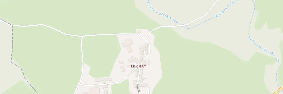 Plan du 5256 Le Chat à Manglieu