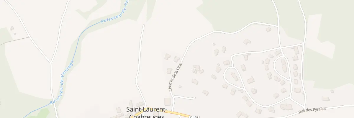 Plan du 5301 Les Queyres à Saint-Laurent-Chabreuges